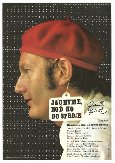 Plakát A1 Jáchyme, hoď ho do stroje s podpisem Zdeňka Svěráka 